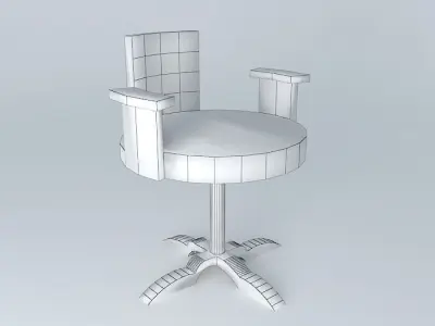 office reception chair 3D model