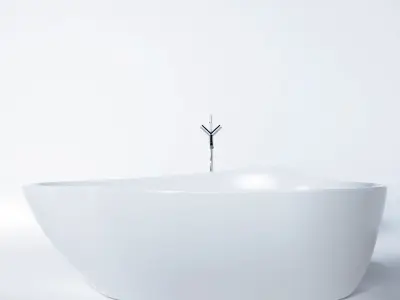 5 models modern luxury bathtubs  PART- 1 3D model