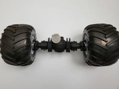 RC Monster Truck Axle Rockwell Axle Free 3D print model