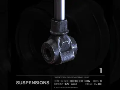 13 Suspensions SUBD 3D model