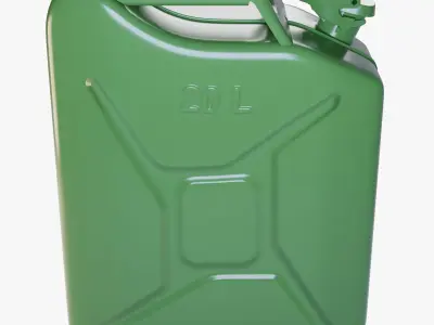 Jerry Can Metal Gas 3D model