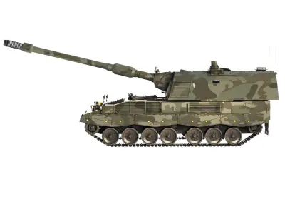 SPH Panzerhaubitze 2000 2004 3D model