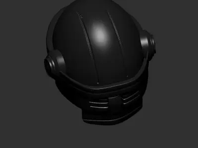helmet high poly sculpt 3d printable ver 7 3D model 3D model 216