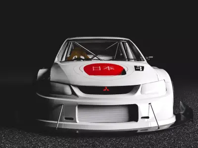 Mitsubishi Lancer Evolution Free 3D model
