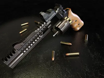 Nighthawk Korth Supersport STX Low-poly 3D model