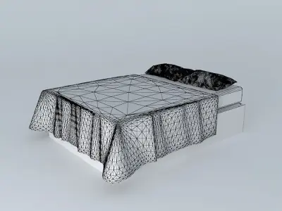 Double Bed  Free 3D model purchase