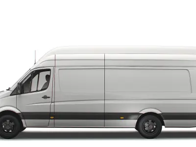 Mercedes Sprinter Cargo Van L4H3 2018 3D model