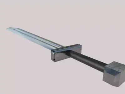 Sword metal 3D model