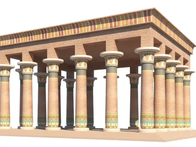 Ancient Egyptian Building 3D model