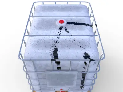 IBC Container 5 Low-poly 3D model