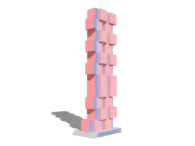 Commercial high-rise 05 3D model