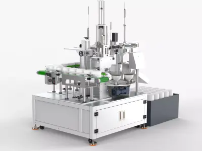 Bulb Automatic Pressing Machine 3D model