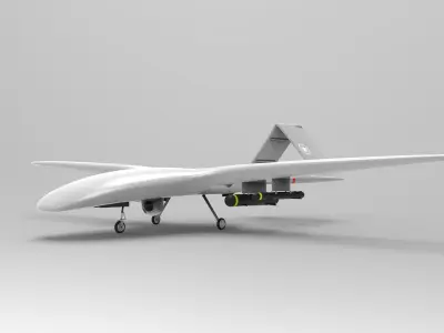 Military UAV Drone 3D model