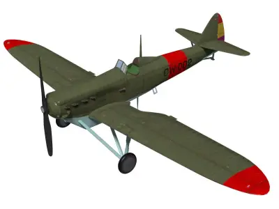 Dewoitine D510 3D model