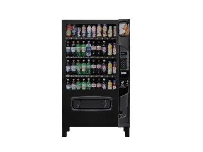 Soft Drink Vending Machine Low-poly 3D model