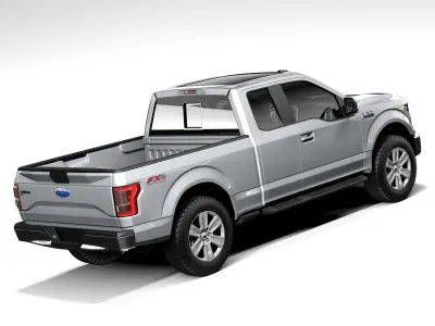 Ford F-150 Extended Cab 2015 3D model