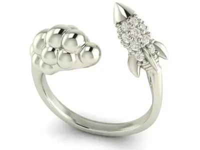 DIAMOND RING 3D print model