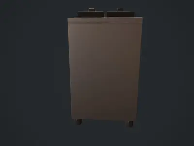 Ice Cream Machine Soft Serve Low-poly 3D model