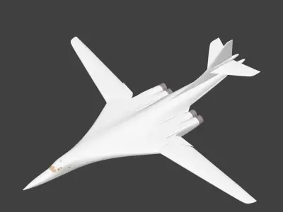 tu-160 3D print model