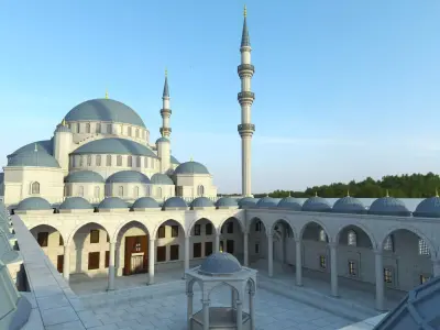 Blue Mosque 3D model