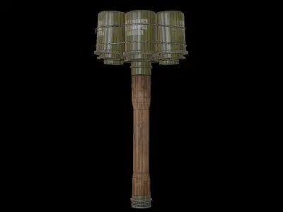 m24 grenade Low-poly 3D model purchase
