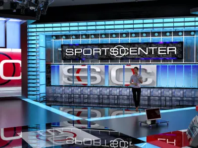 ESPN sportcenter studio 3D model