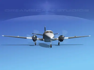 Beechcraft B99 Night Express 3D model