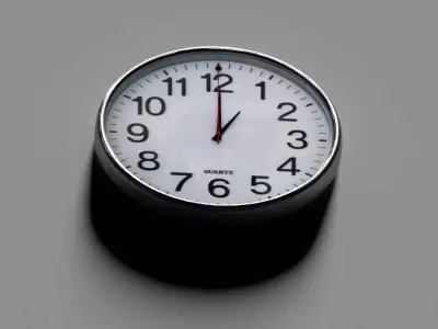 Clock BGE Cycles or with Constraints for Animations Free low-poly 3D model