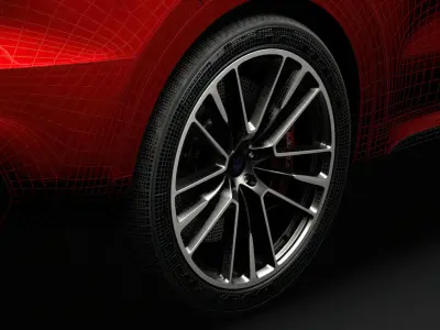 Maserati Levante Trofeo Launch Edition 2020 wheel 3D model