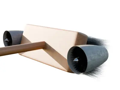 Broom Stick Bike  3D model