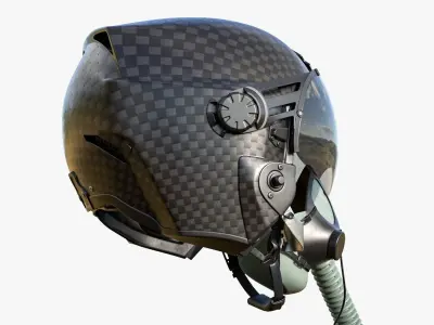 AV 2 NGFWH LIFT Airborne Pilot Helmet 3D model