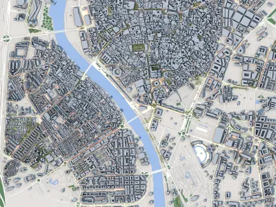 Seville City Spain 3D model