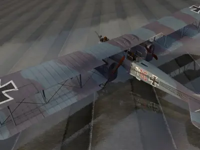 Gotha G-4 - G-IV 3D model