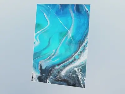 Wall Painting Free low-poly 3D model