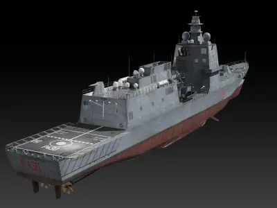 ITS Paolo Thaon di Revel Low-poly 3D model