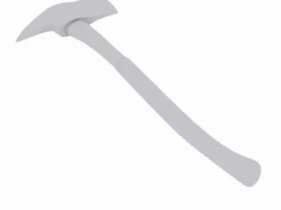 Fire Axe 1 Low-poly 3D model
