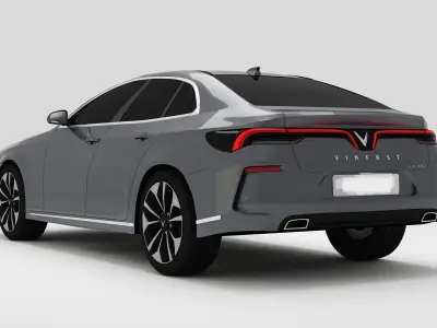 CAR VinFast LUX A2 Free 3D model