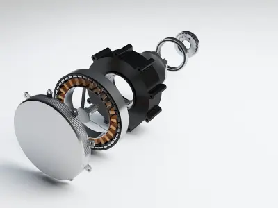 Intelligent Electrical Appliance Motor 3D model