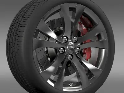 Opel Insignia wheel 3D model
