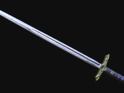 Silent Slayer Low-poly 3D model