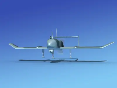 Mohajer 4 Drone V04 3D model