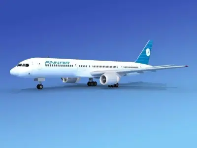 Boeing 757-200 Finnair 3D model