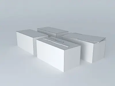 weapon boxes Free 3D model