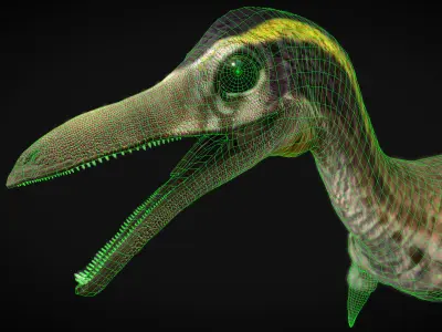 Mononykus Low-poly 3D model