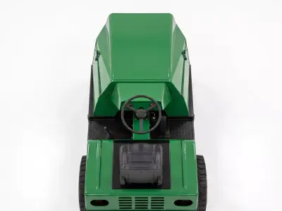 Clark CT50 Industrial Towing Tractor Low-poly 3D model
