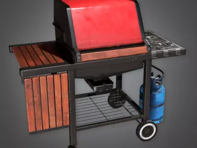 DEKER BBQ Grill Station AAA Free 3D print model
