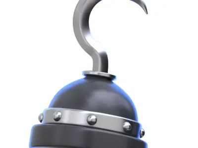 Fantasy Pirate Model with 20 Pirate Elements in C4D FBX OBj 3D model