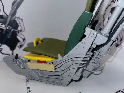 Ejection Seat Martin Baker MK10 Mirage 2000 STL FILES ONLY 3D print model