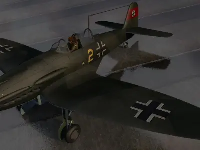 Heinkel He-112B 3D model