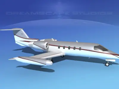Gates Learjet 35 V02 3D model